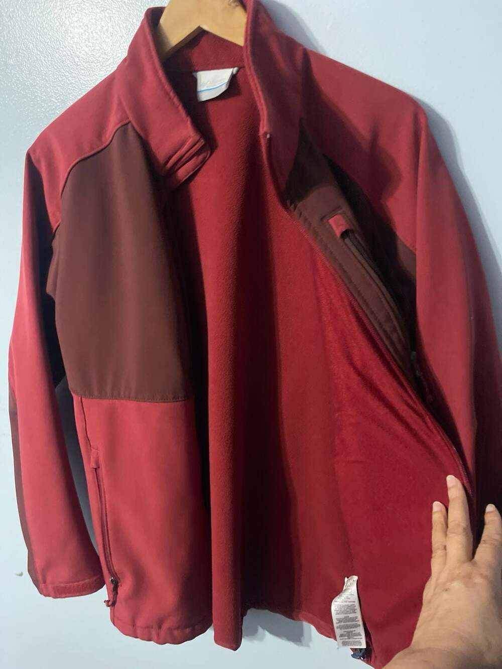 Columbia Men's Ryton Reserve Omni-Wind Block Fleece-Lined Softshell Jacket Red